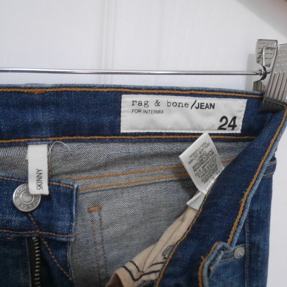 Rag & Bone The Skinny Leg Jean in Silver Bullet - Picture 6 of 6